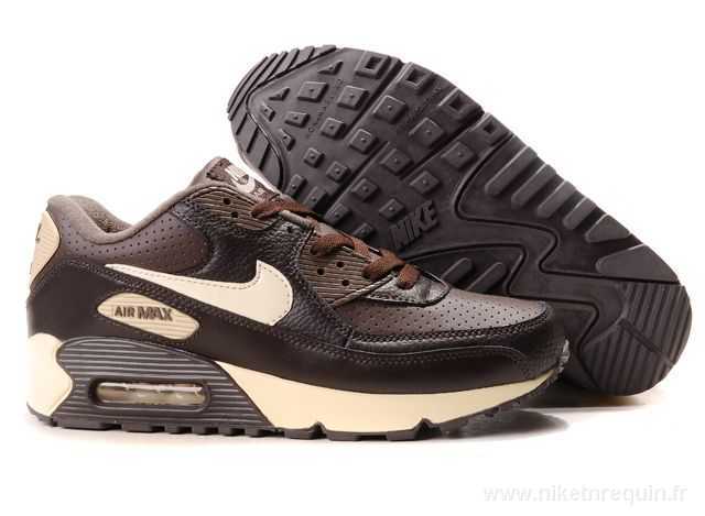 Nike Air Max 90 noir brun blanc (1)
